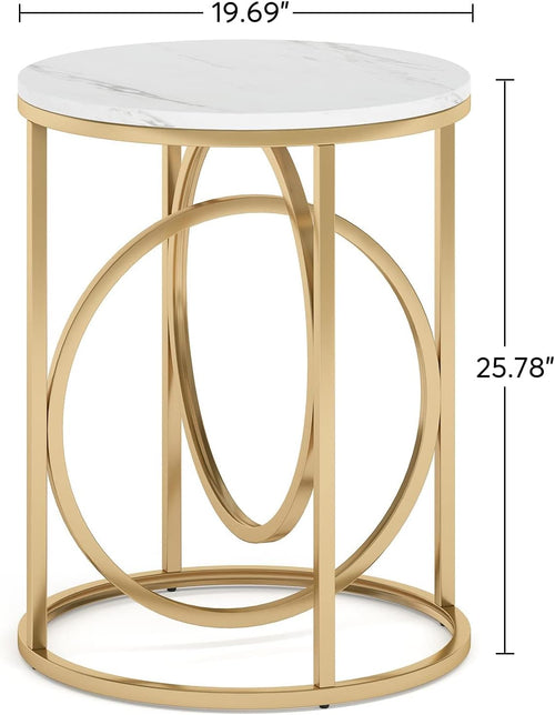 2‑Piece Gold Base End Tables