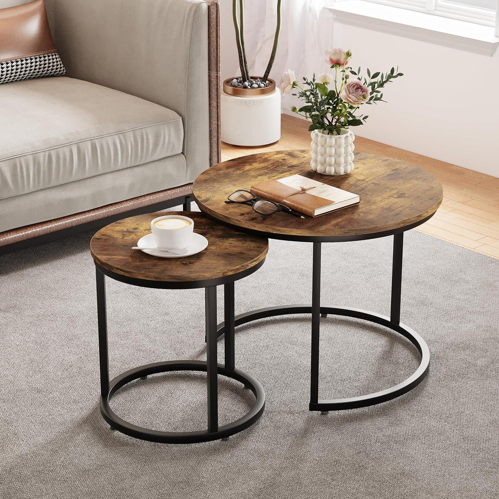 2‑Piece Rustic Nesting Tables