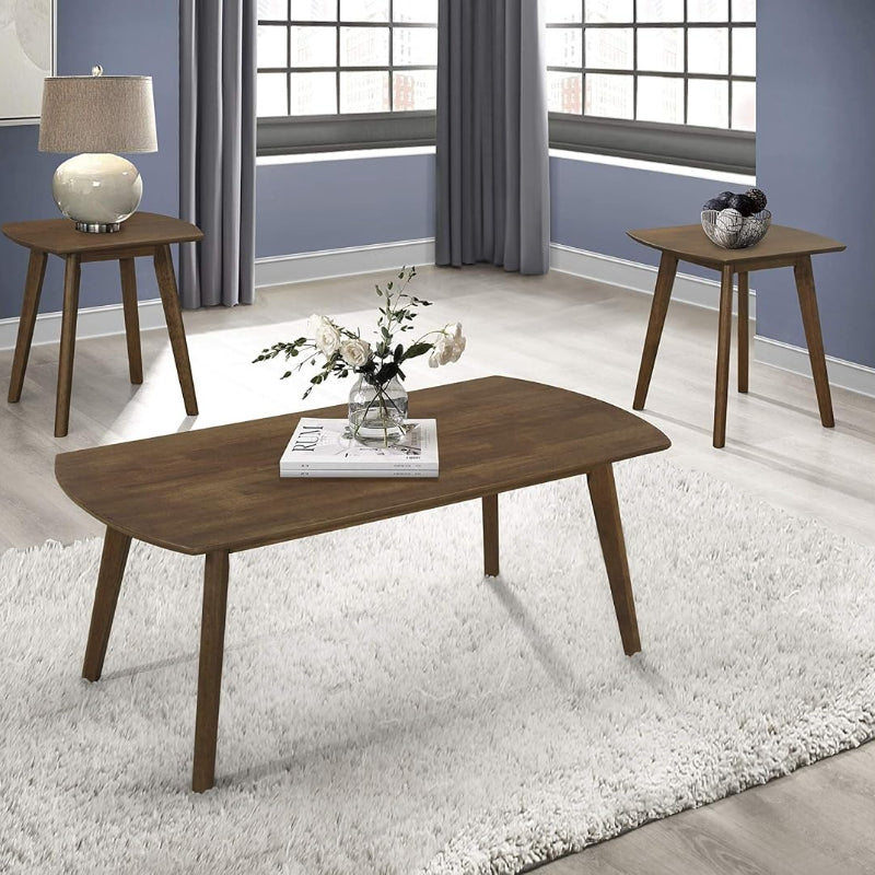 Mid‑Century 3‑Piece Table Set